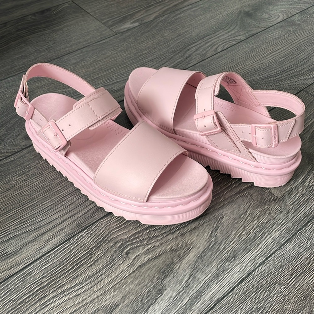 Dr. Martens Voss Pink Platform Sandals